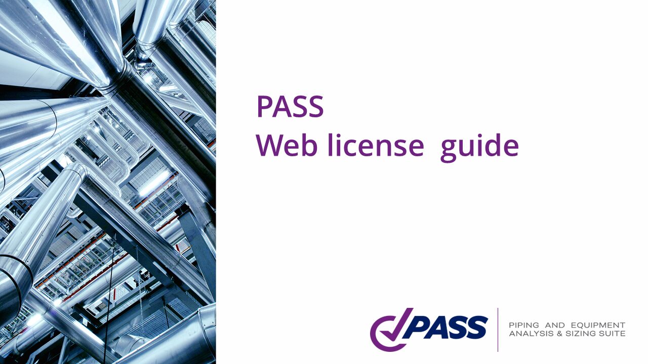 Enjoy the new web licensing option of PASS suite